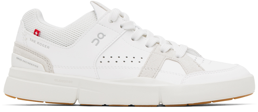 On White 'the Roger Clubhouse' Sneakers In White | Sand