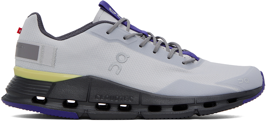 On Gray Cloudnova Form Sneakers