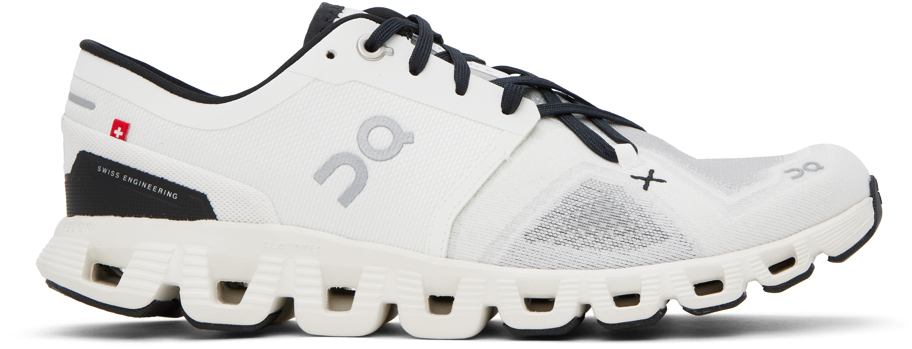 Shop On Off-white & Black Cloud X 3 Sneakers In Ivory/black