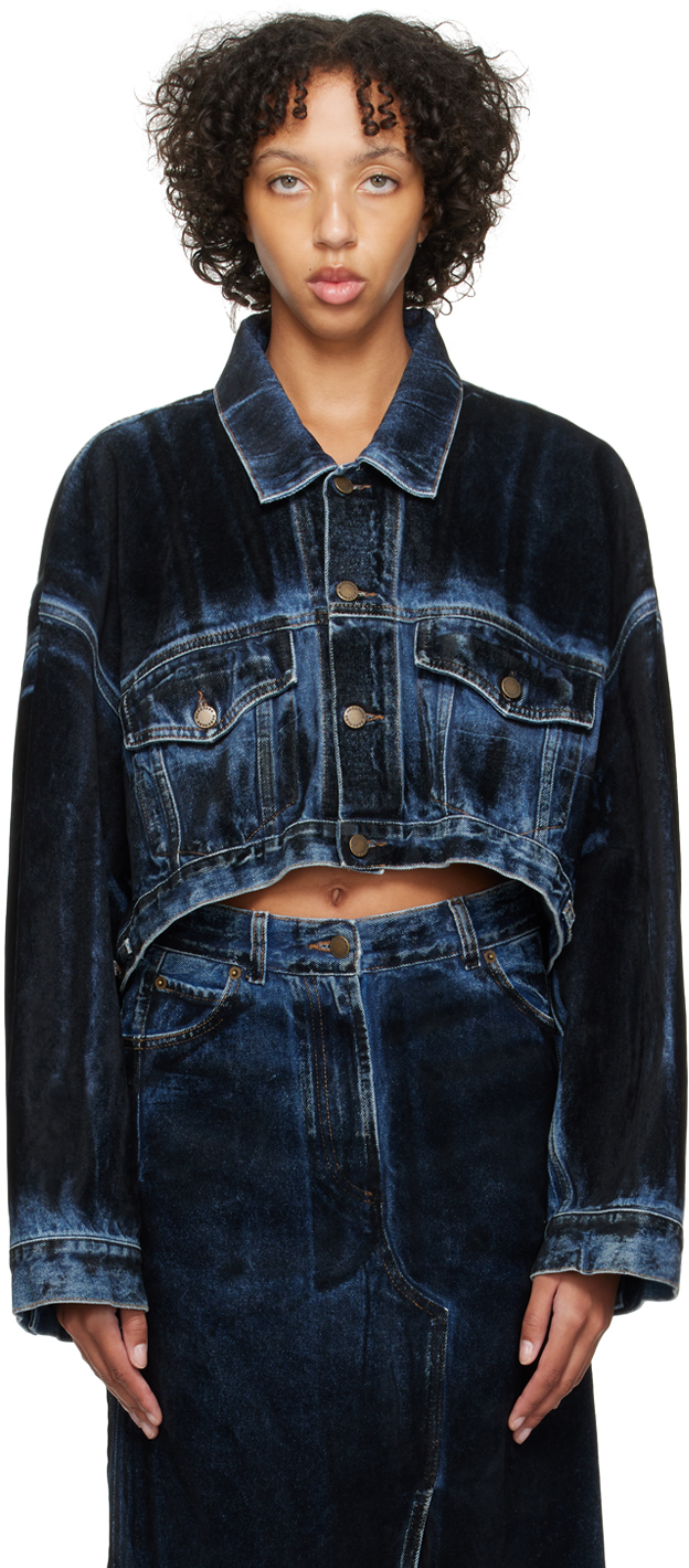 Blue & Black Gigi Denim Jacket