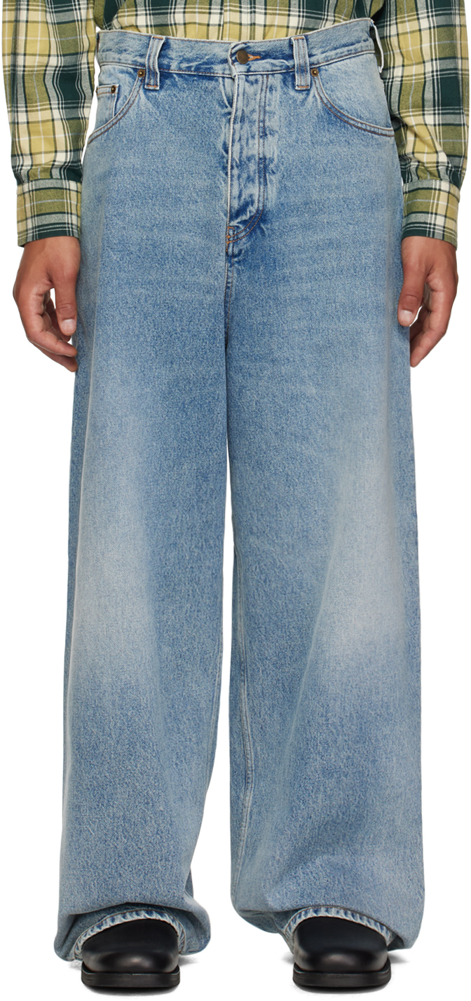 DARKPARK: Blue Ray Jeans | SSENSE Canada