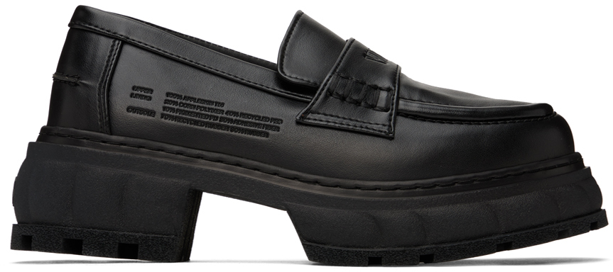 Viron Black Quantum Loafers In 990 Black