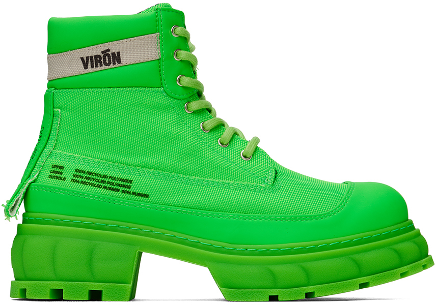 Viron Green Resist Boots In 500 Neon Green