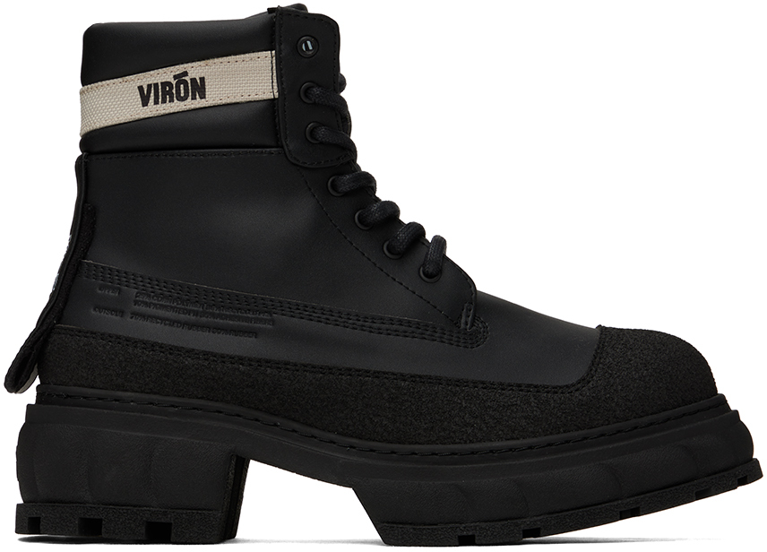 Viron Black Resist Boots In 990 Black
