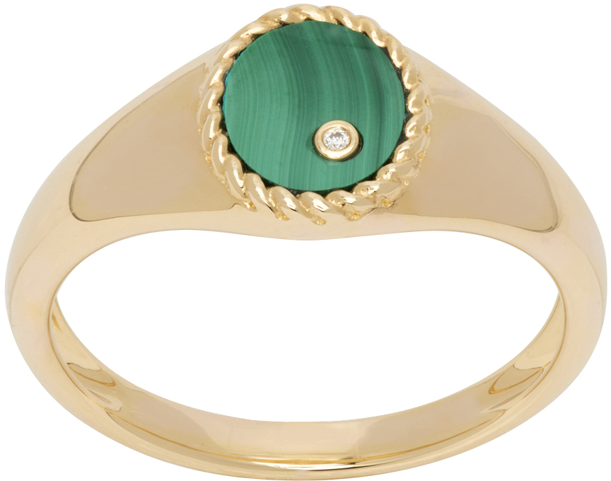 Bracelet Maxi Solitaire Emeraude - Emerald and yellow gold - Yvonne Léon