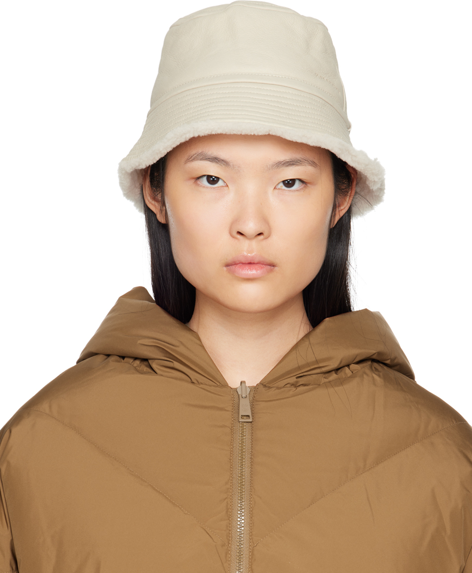 Off-White Curly Reversible Bucket Hat