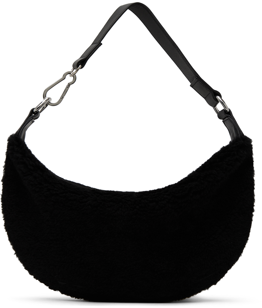 Black Shearling Bag