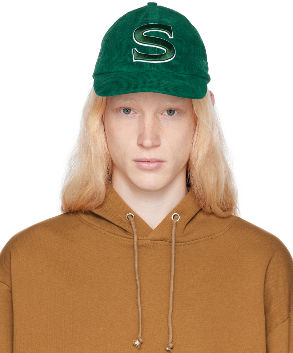 Green S Logo Cap by Saintwoods on Sale