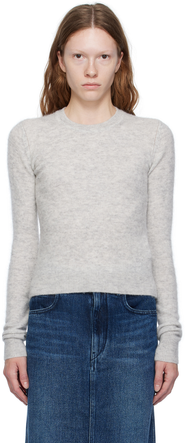 Isabel Marant Étoile Gray Ania Sweater In 02ly Light Grey