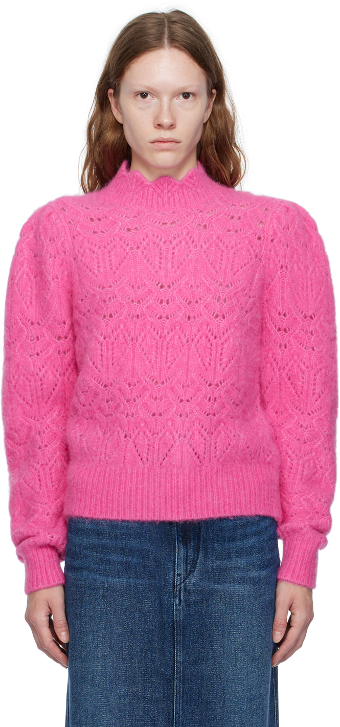 Shop Isabel Marant Étoile Pink Galini Sweater In 40fk Fluo Pink