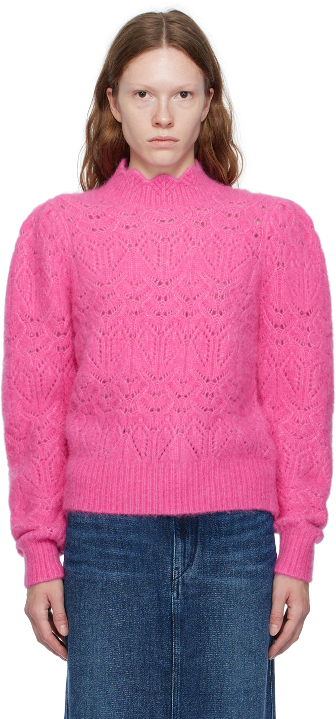 ISABEL MARANT ÉTOILE PINK GALINI SWEATER