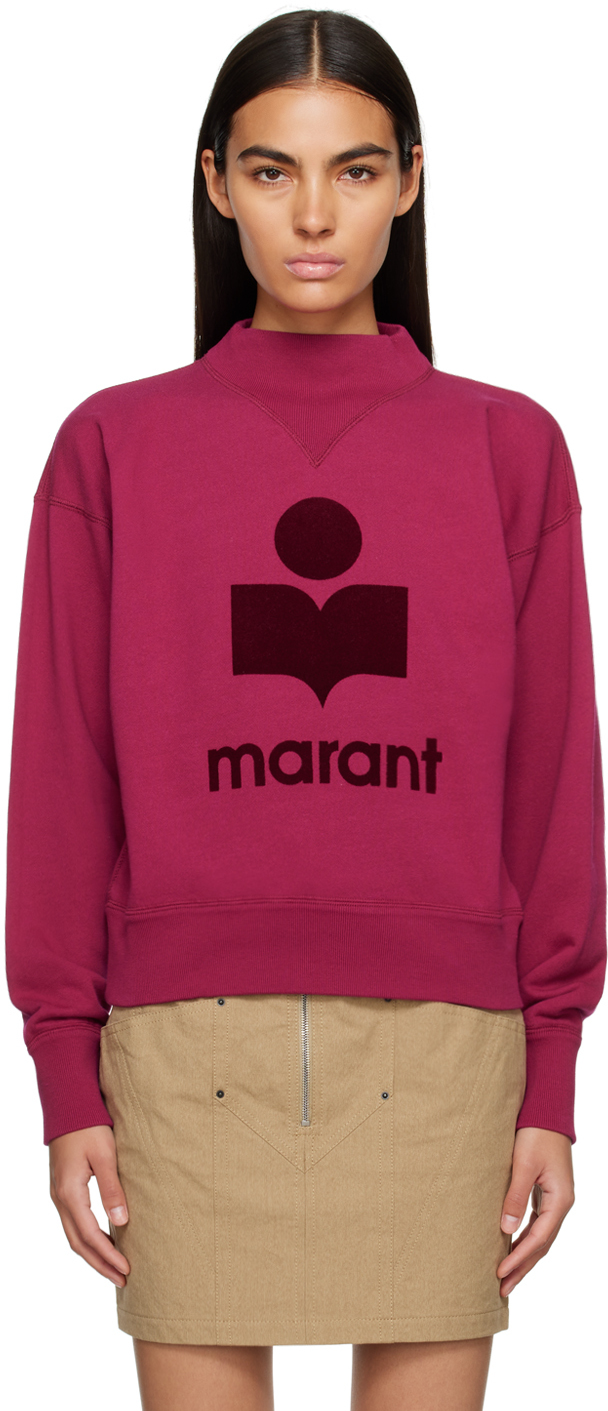 Isabel Marant Étoile Mobyli Logo Sweatshirt In Red