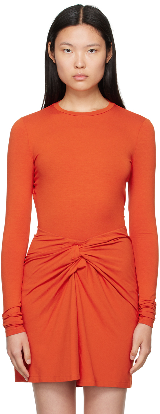 Orange Leonio Long Sleeve T-Shirt