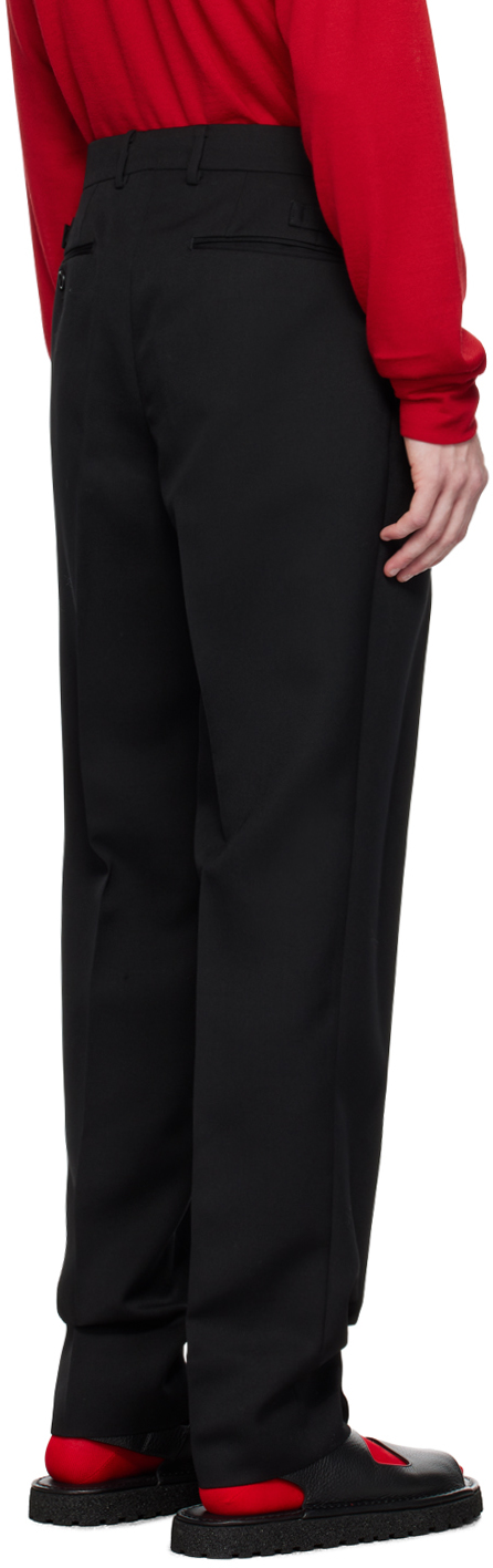 RAINMAKER KYOTO Black Pleated Trousers | Smart Closet