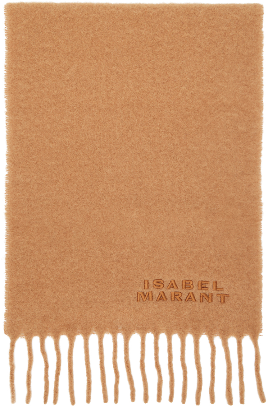 Isabel Marant Firny Scarf -  - Wool - Beige In Brown