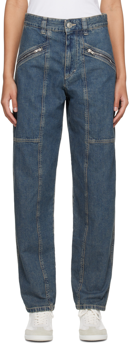 Blue Fanny Jeans by Isabel Marant on Sale