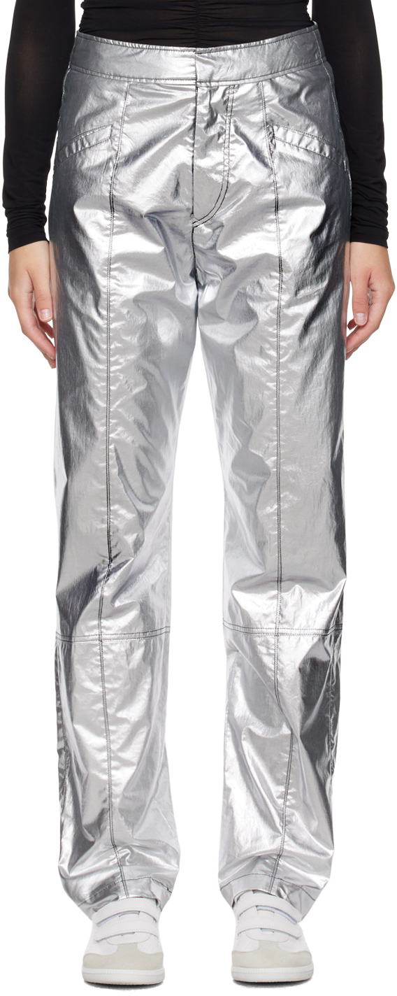 Isabel Marant Silver Anea Trousers