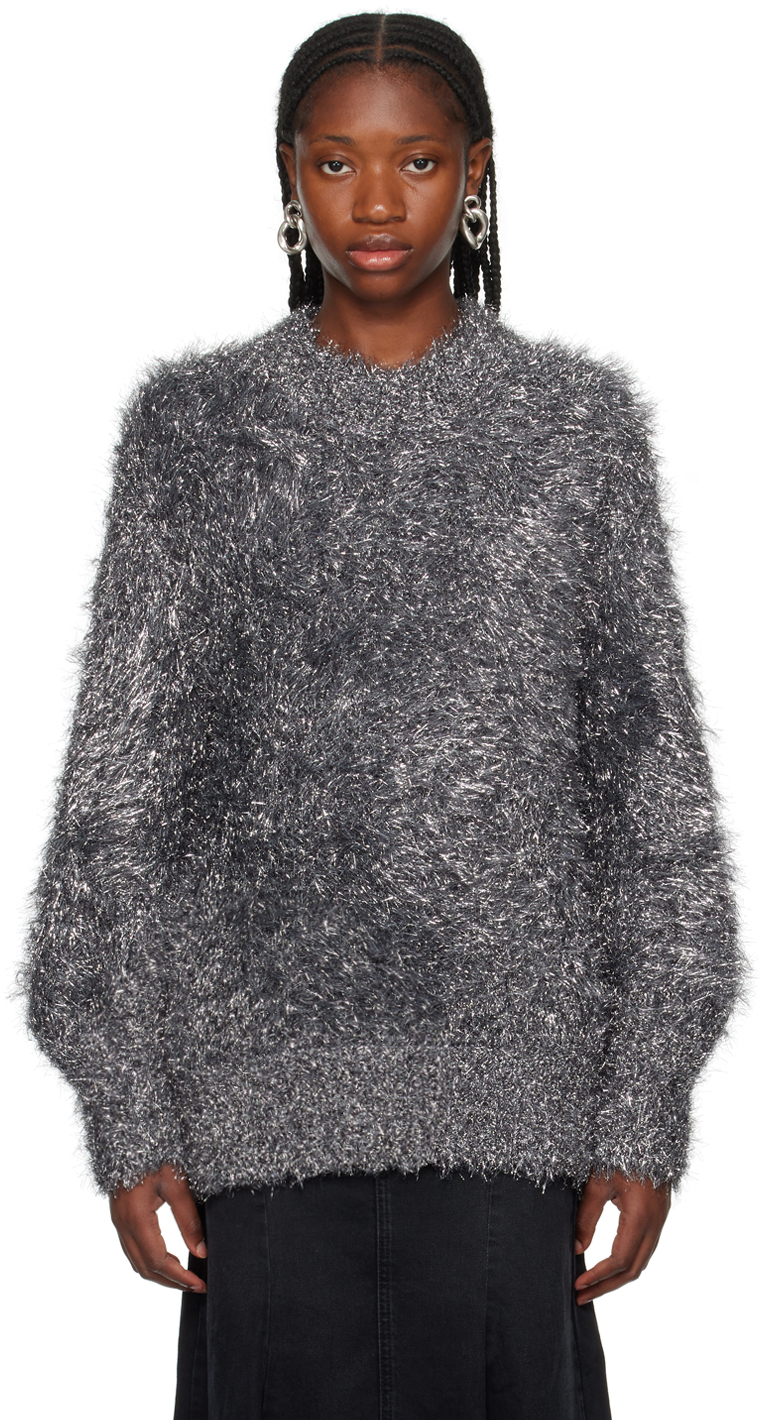 Shop Isabel Marant Silver Wayne Sweater In 08si Silver