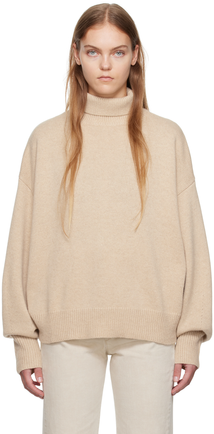 Isabel Marant: Beige Aspen Turtleneck | SSENSE