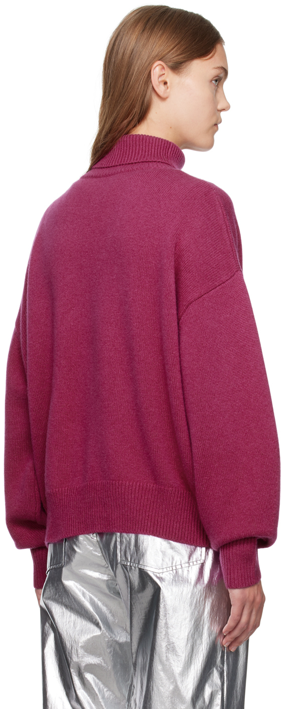 Isabel Marant Pink Aspen Turtleneck In 40ry Raspberry