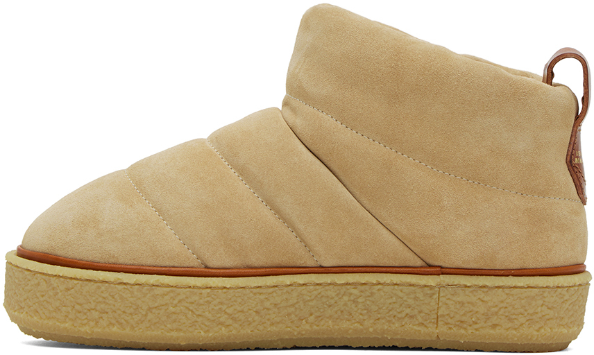 Isabel Marant Tan Suede Pillow Boots In 50tf Toffee