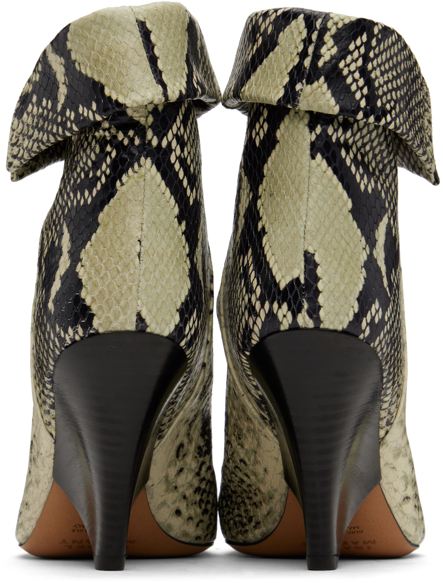 Isabel Marant Lulya Pointed Short Boots In 23sd Sand