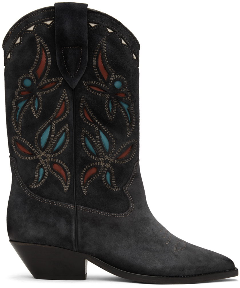Isabel Marant Gray Duerto Cowboy Boots