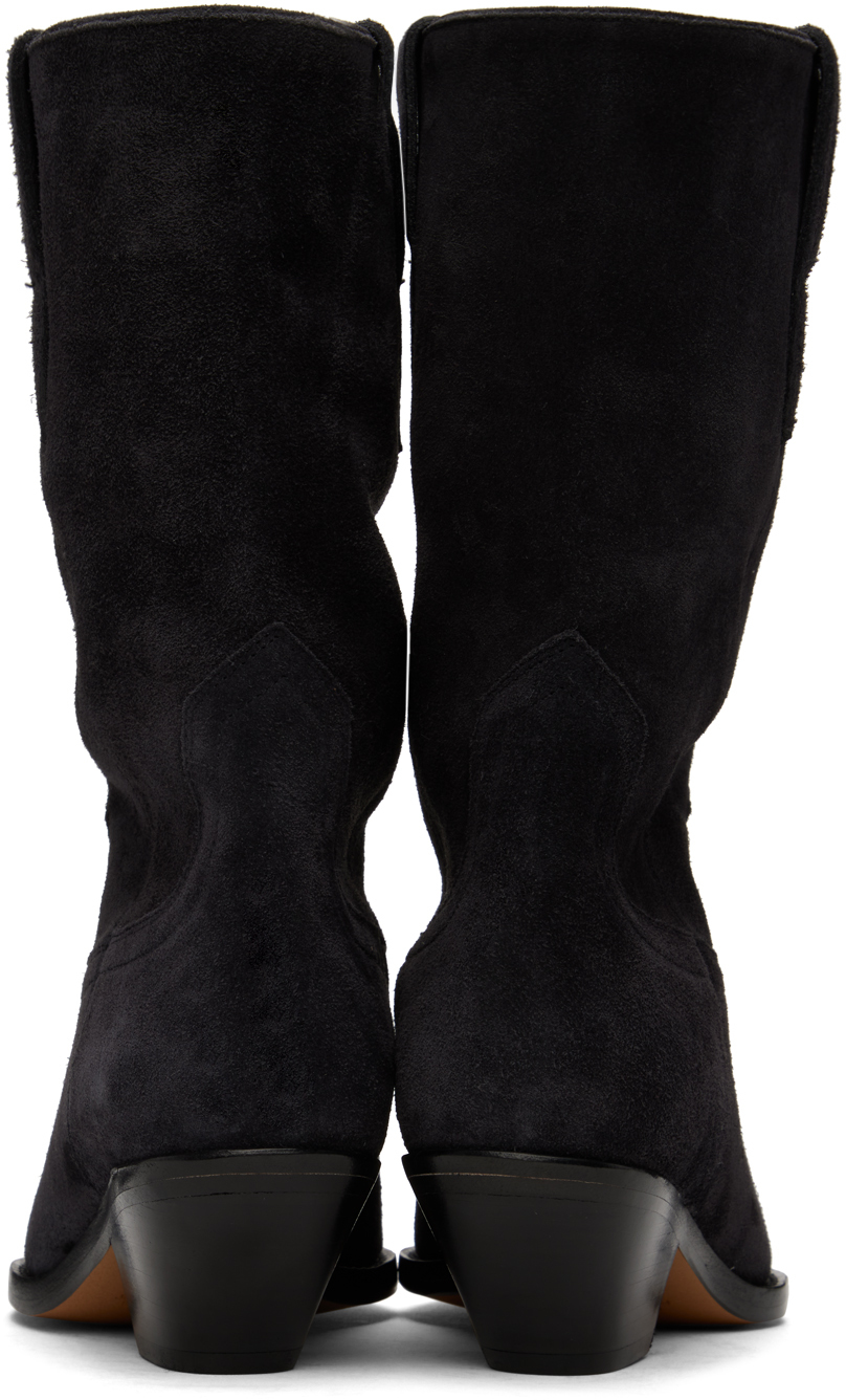 Shop Isabel Marant Black Dahope Cowboy Boots In 02fk Faded Black