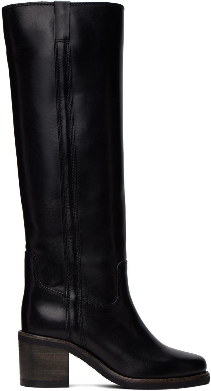Black Seenia Boots by Isabel Marant on Sale