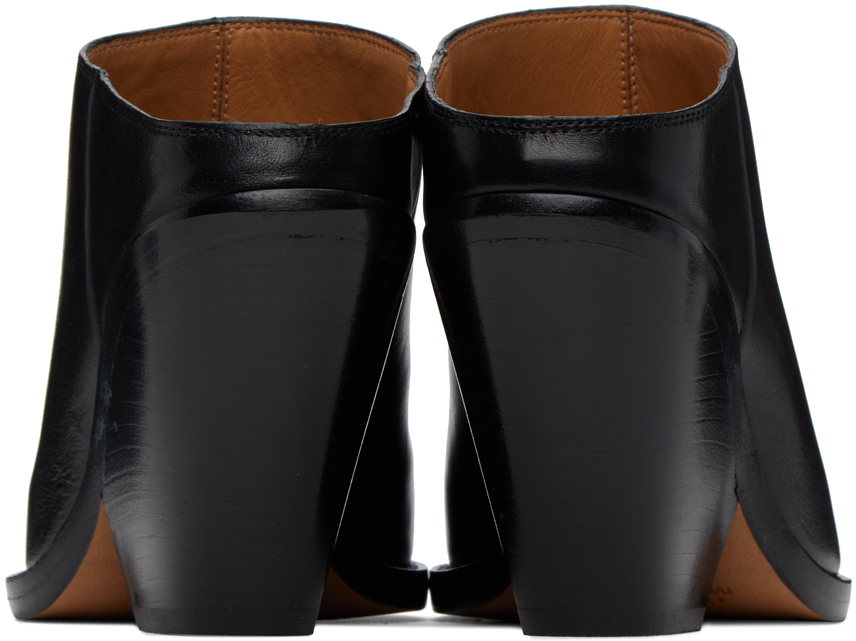 Shop Isabel Marant Black Lawi Heels In 01bk Black