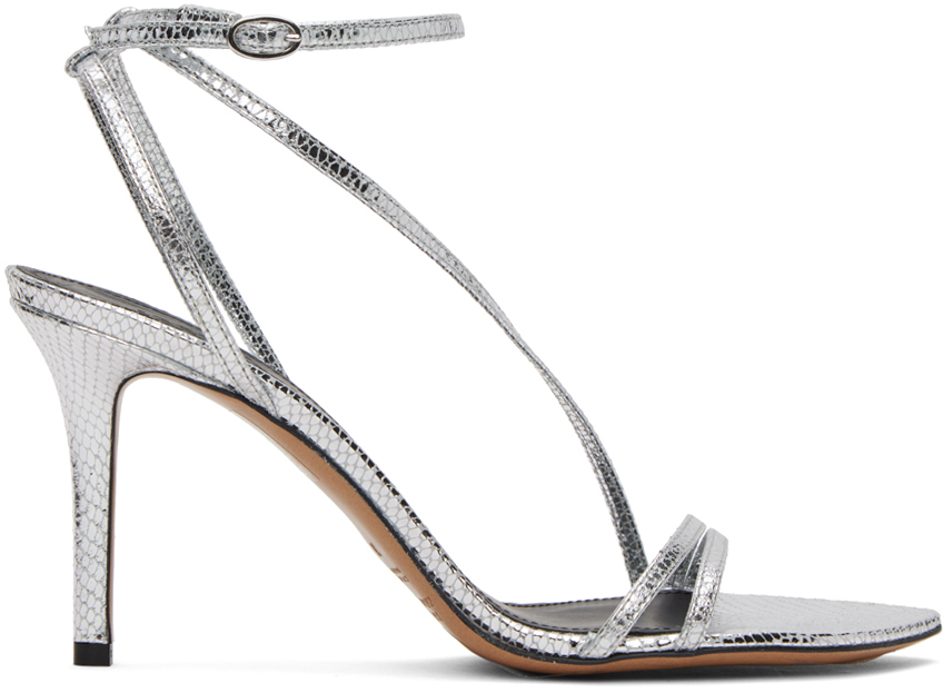 Silver Snake Axee Sandals