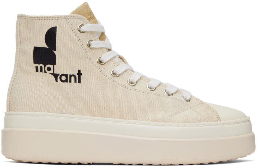 Isabel Marant Off-white Austen Sneakers In 23ec Ecru