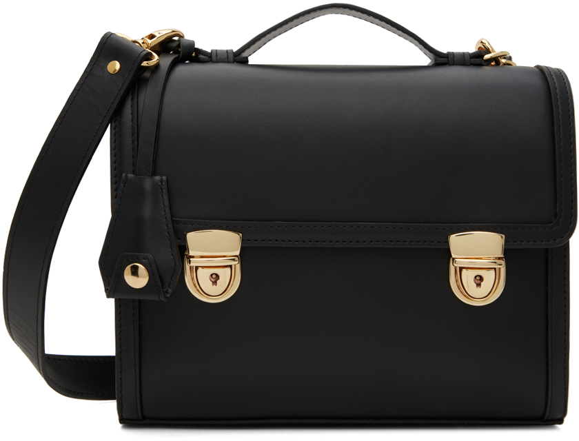 Ernest W. Baker Black Present Messenger Bag | Smart Closet