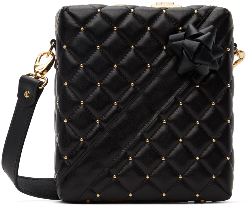 Black Quilted Present Bag