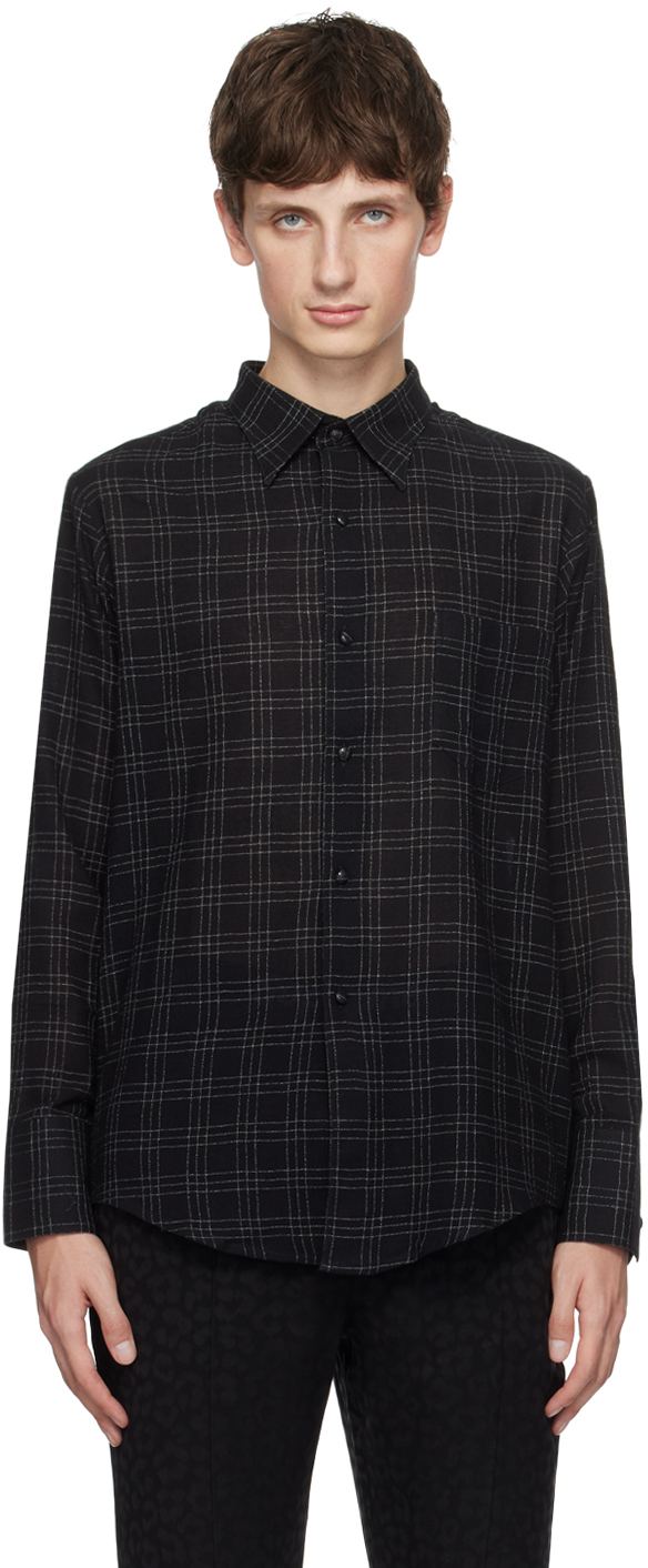 Black Check Shirt