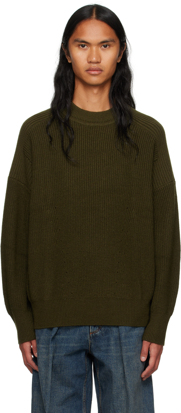 Isabel Marant Khaki Barry Crewneck