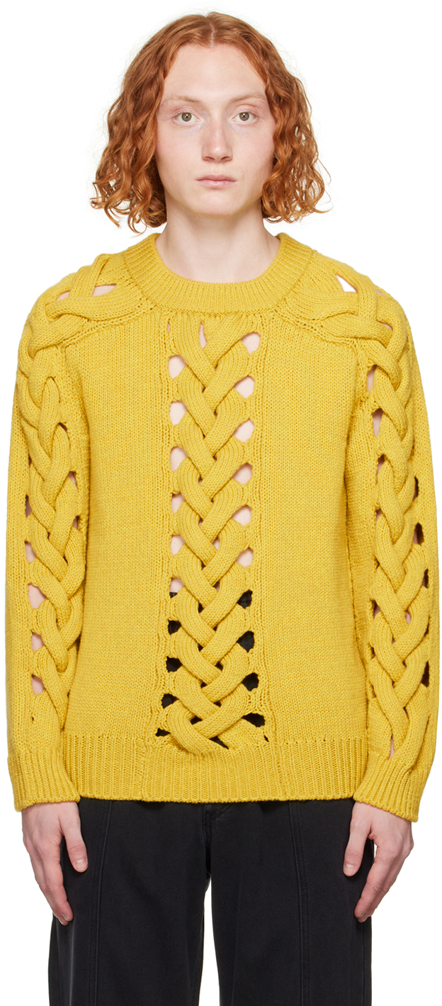 Isabel Marant Yellow Thais Jumper In 10yw Yellow