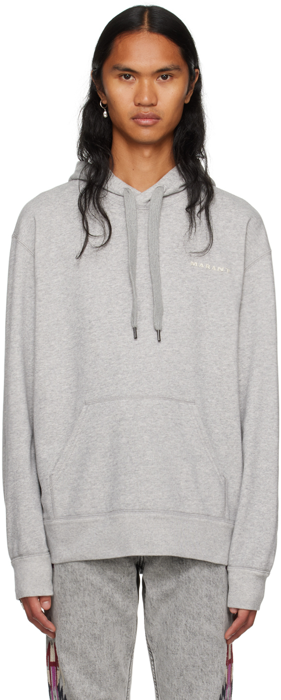 Isabel Marant: Gray Marcello Hoodie | SSENSE UK