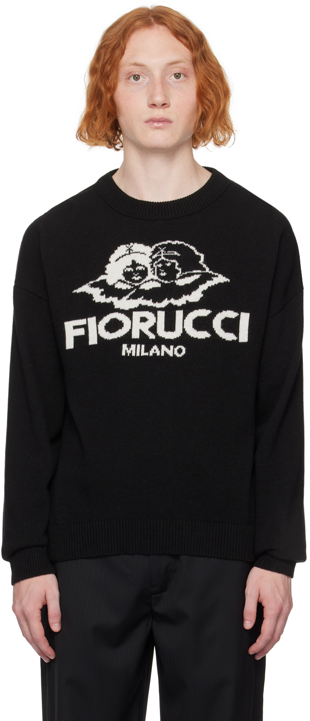 Black Milano Angels Sweater