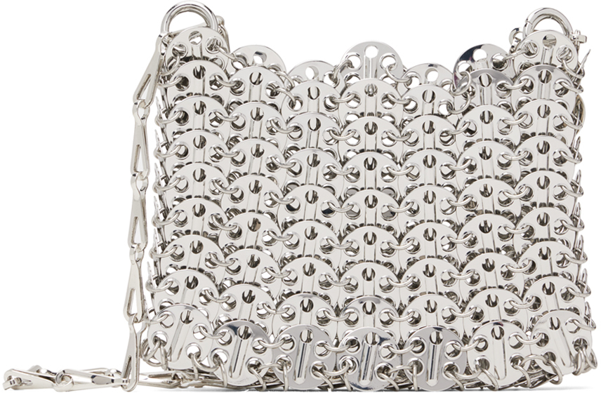 Rabanne: Silver Nano 1969 Bag | SSENSE