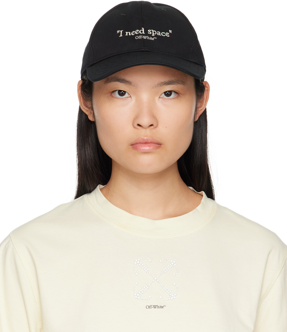 Off-White: Black Give Me Space Cap | SSENSE