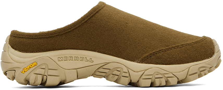 Merrell 1trl Brown Moab 2 Loafers In Coyote