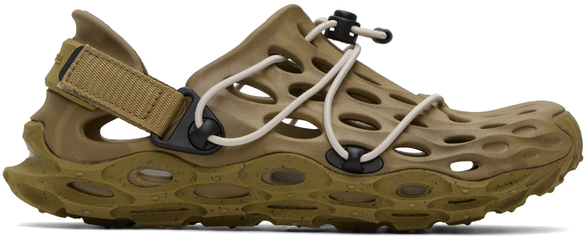 Merrell 1trl Green Hydro Moc At Cage Sandals In Coyote
