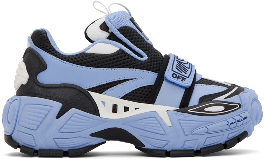 Shop Off-white Blue Glove Sneakers In Light Blue Black