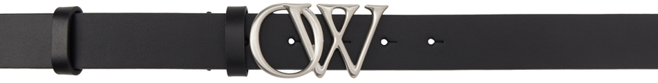 Off-White OW Logo Belt in Black