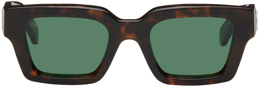 Off-White c/o Virgil Abloh Sunglasses 'riccione' in Brown for Men