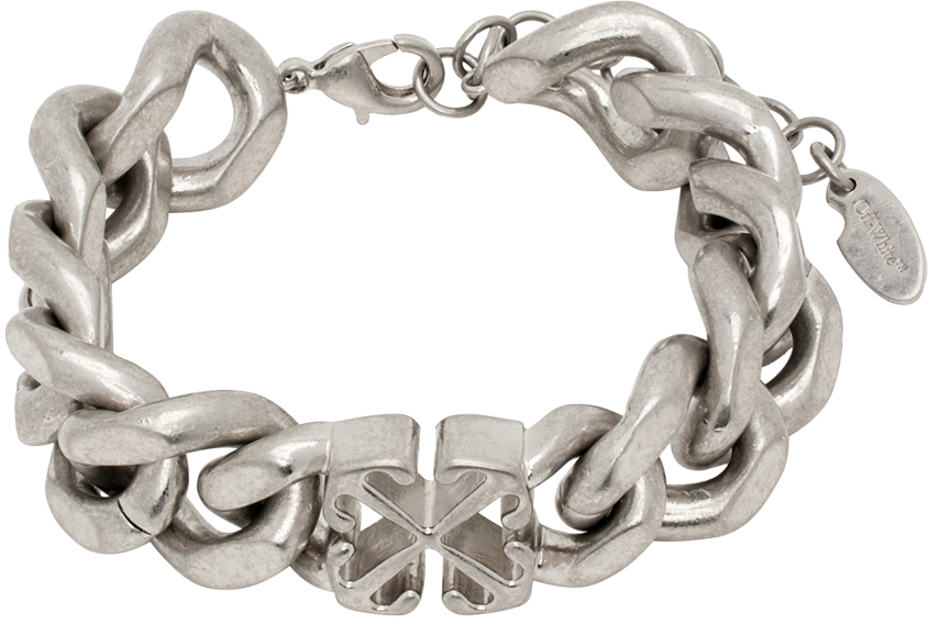 Off-White c/o Virgil Abloh Ssense Exclusive Silver Arrow Bracelet in  Metallic for Men