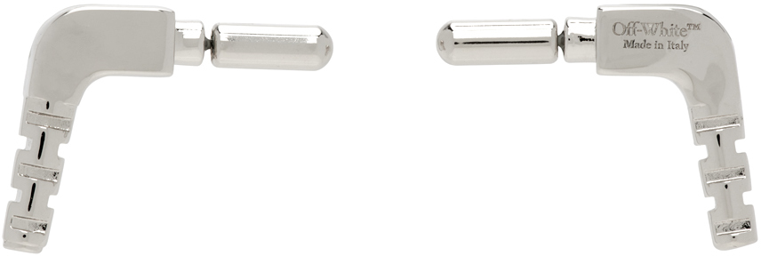 Off-white Silver Jack Mono Earrings