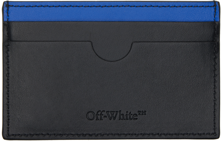 Off-White Diagonals 3D logo leather cardholder –
