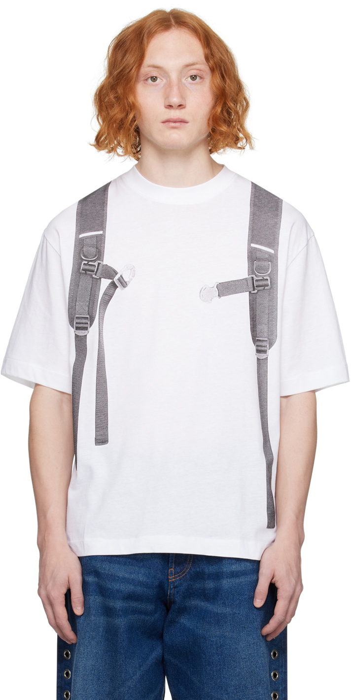 White Backpack T-Shirt